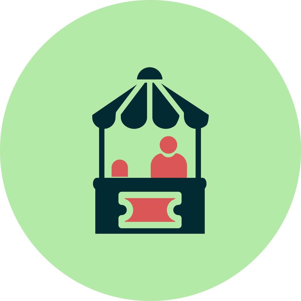 Ticket Office Vector Icon