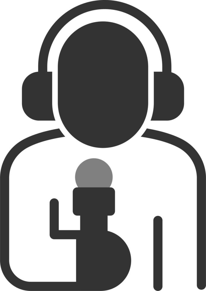 Reporter Vector Icon