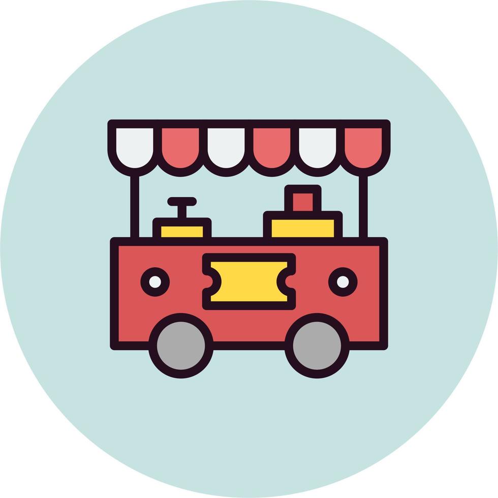 Food Stand Vector Icon