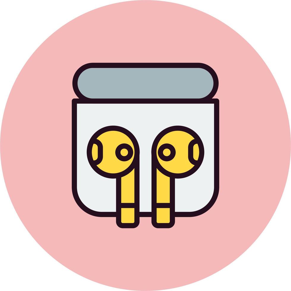Wireless Earpods Vector Icon