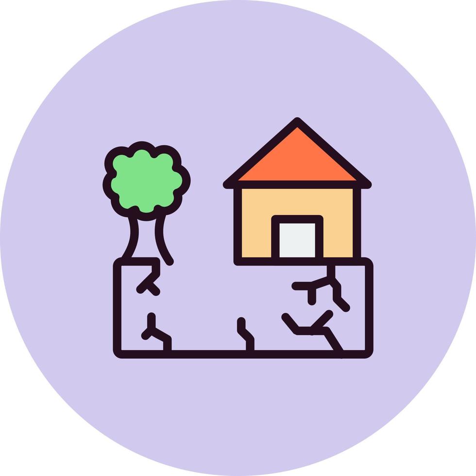 Earthquake Vector Icon