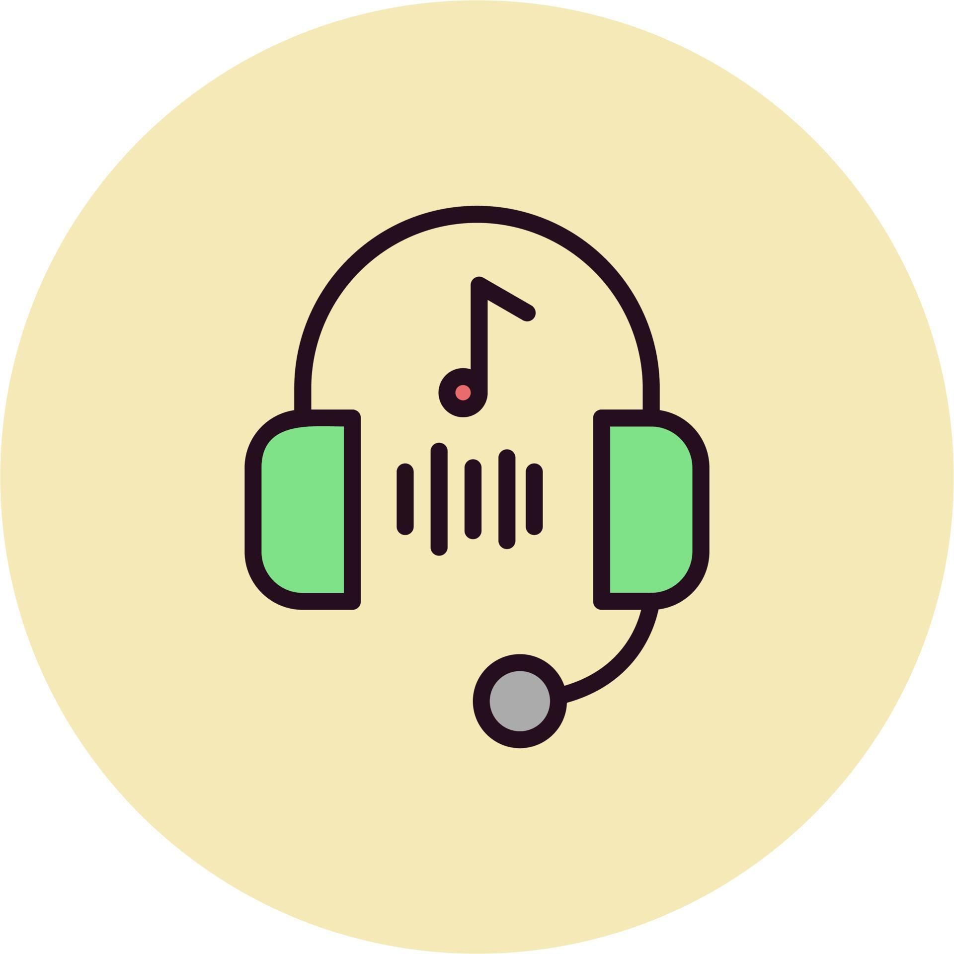 Earphone Vector Icon 20013745 Vector Art at Vecteezy