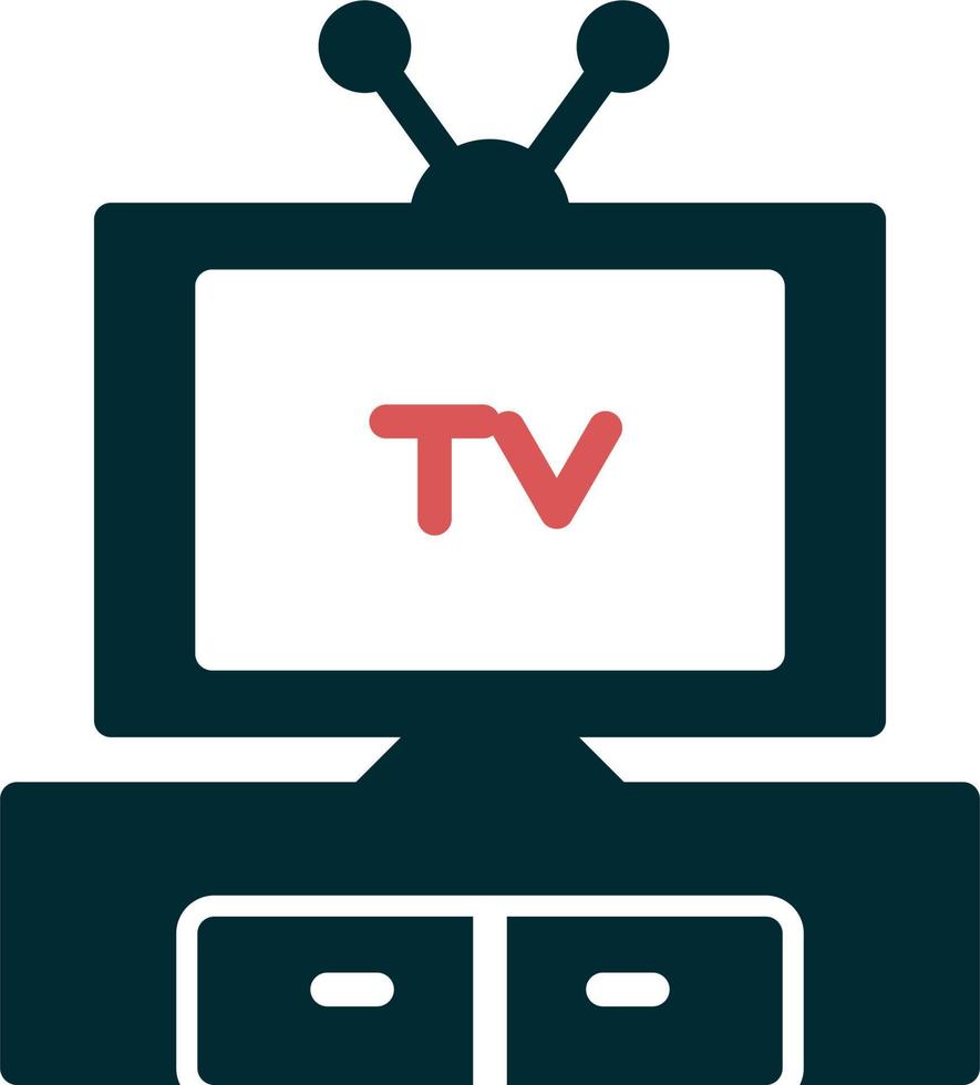 Watching Tv Vector Icon