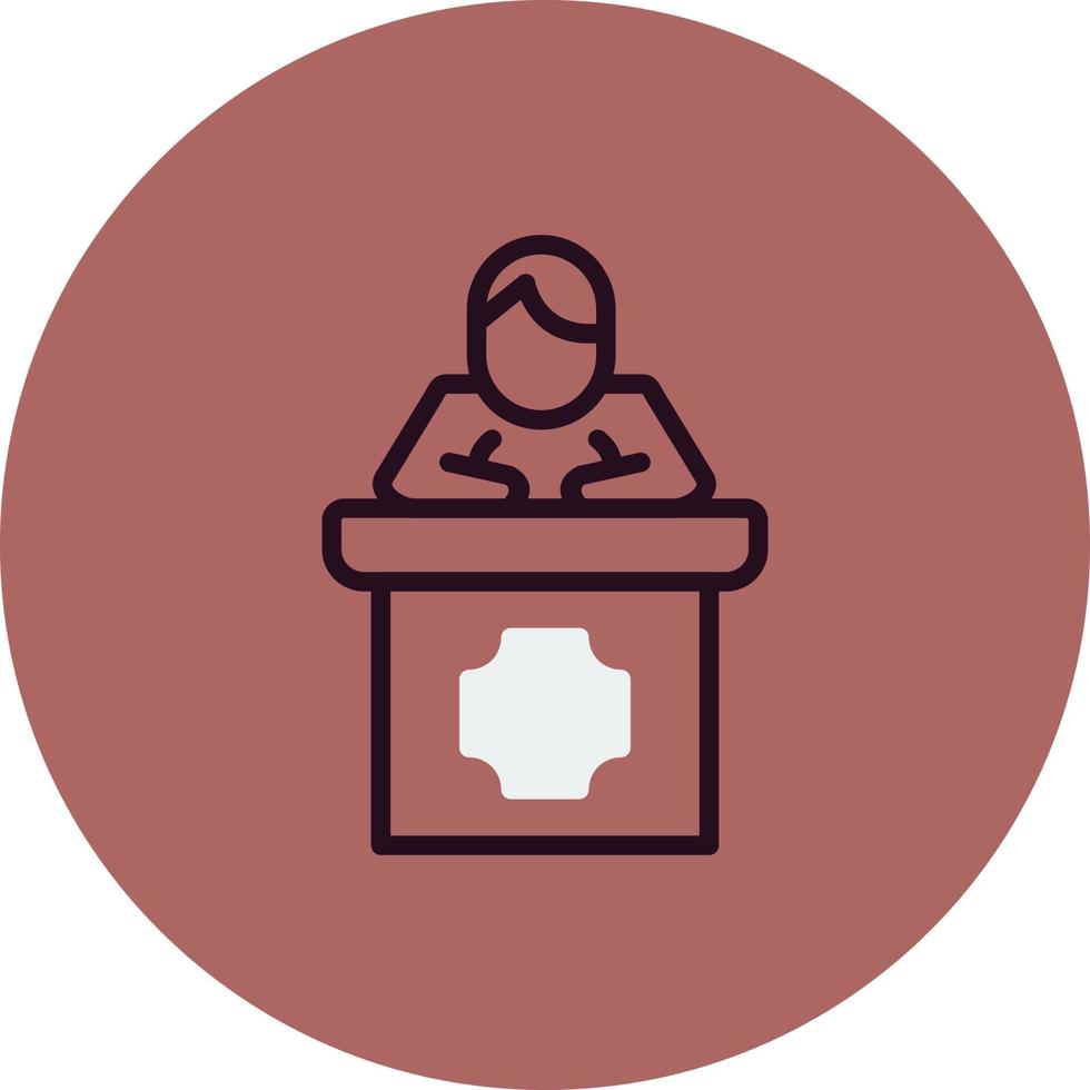 Public Speaking Vector Icon