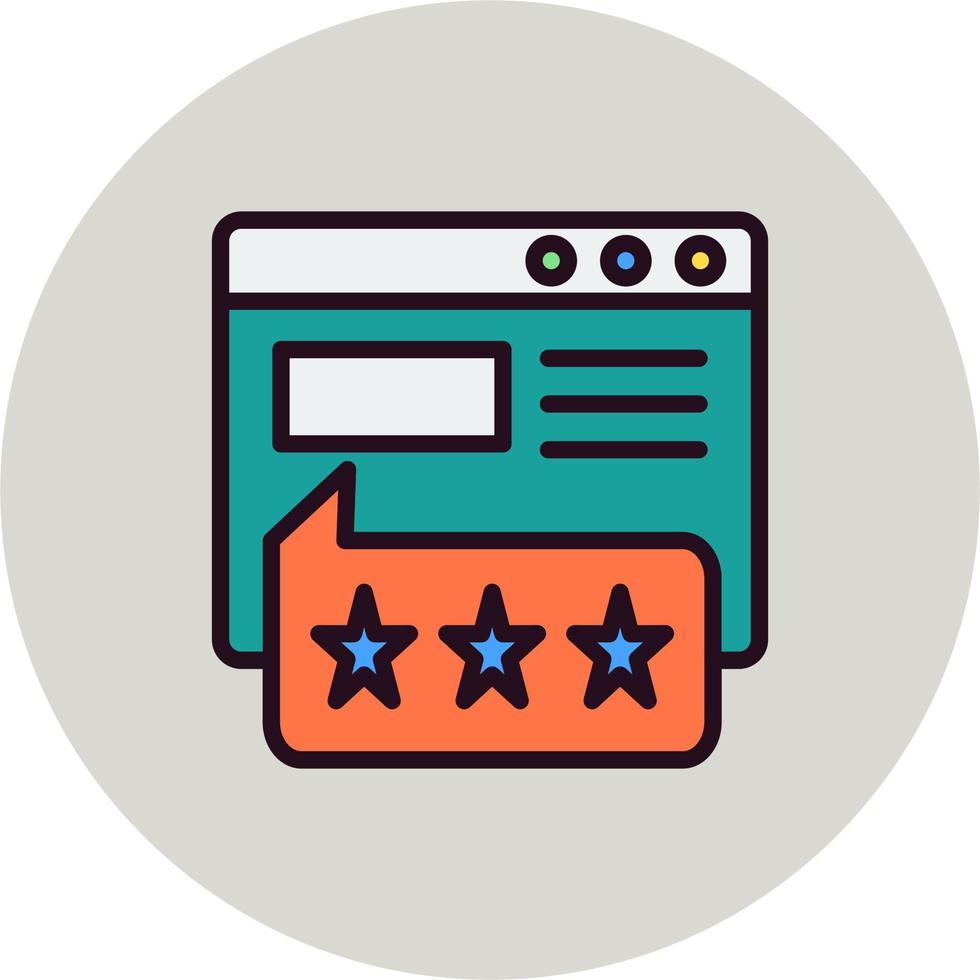 Customer Review Vector Icon