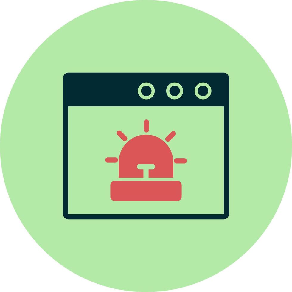 Browser Alert Vector Icon 20013841 Vector Art at Vecteezy