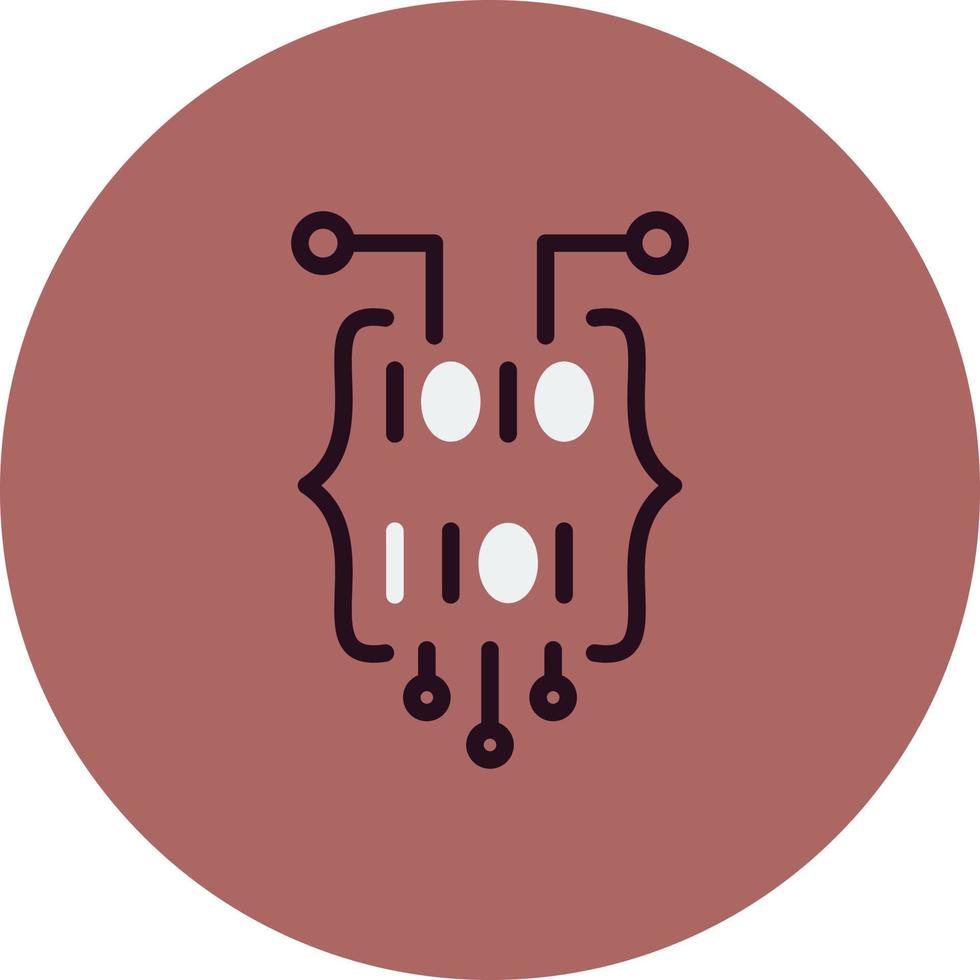 Binary Code Vector Icon