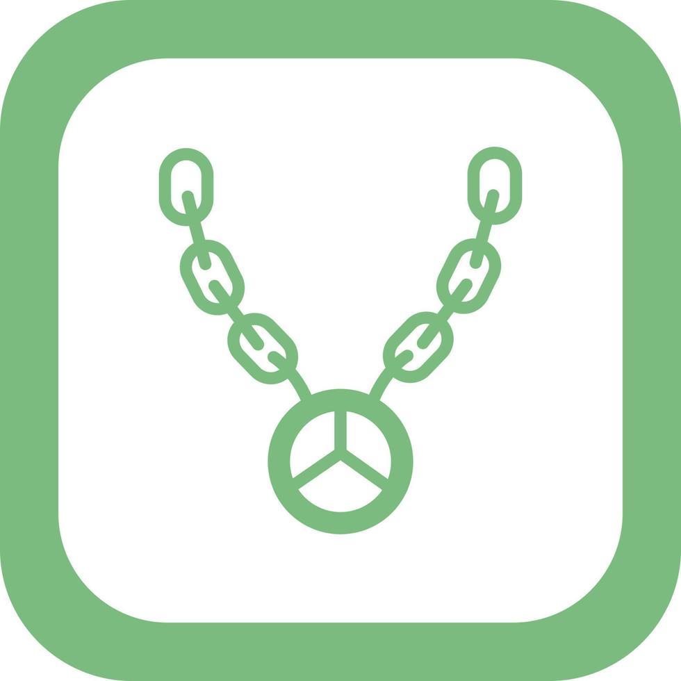 Hip Hop Necklace Vector Icon
