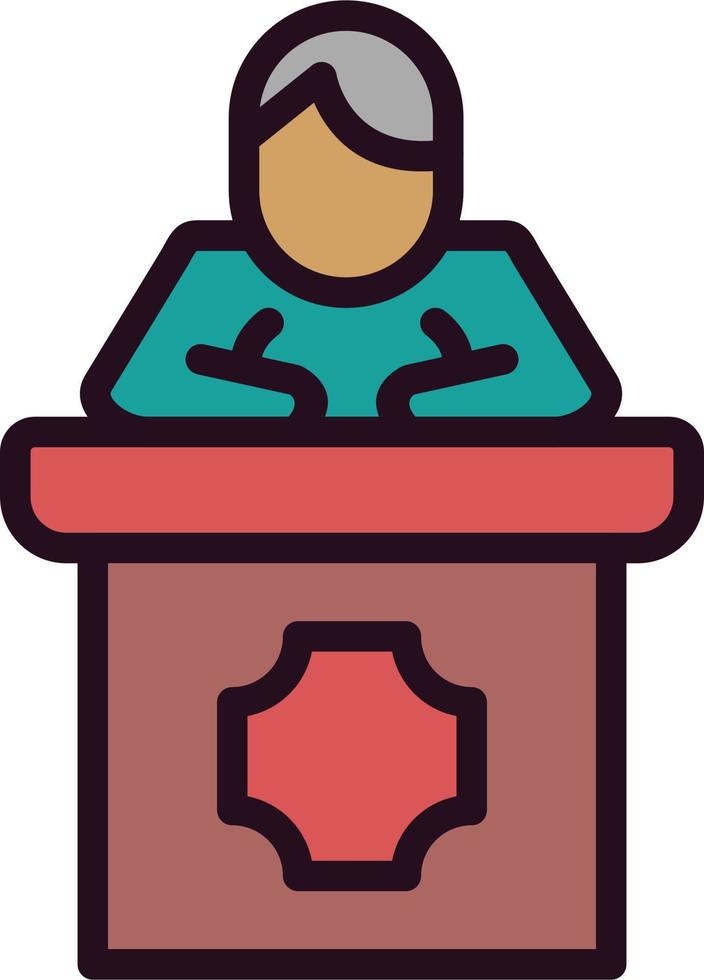 Public Speaking Vector Icon