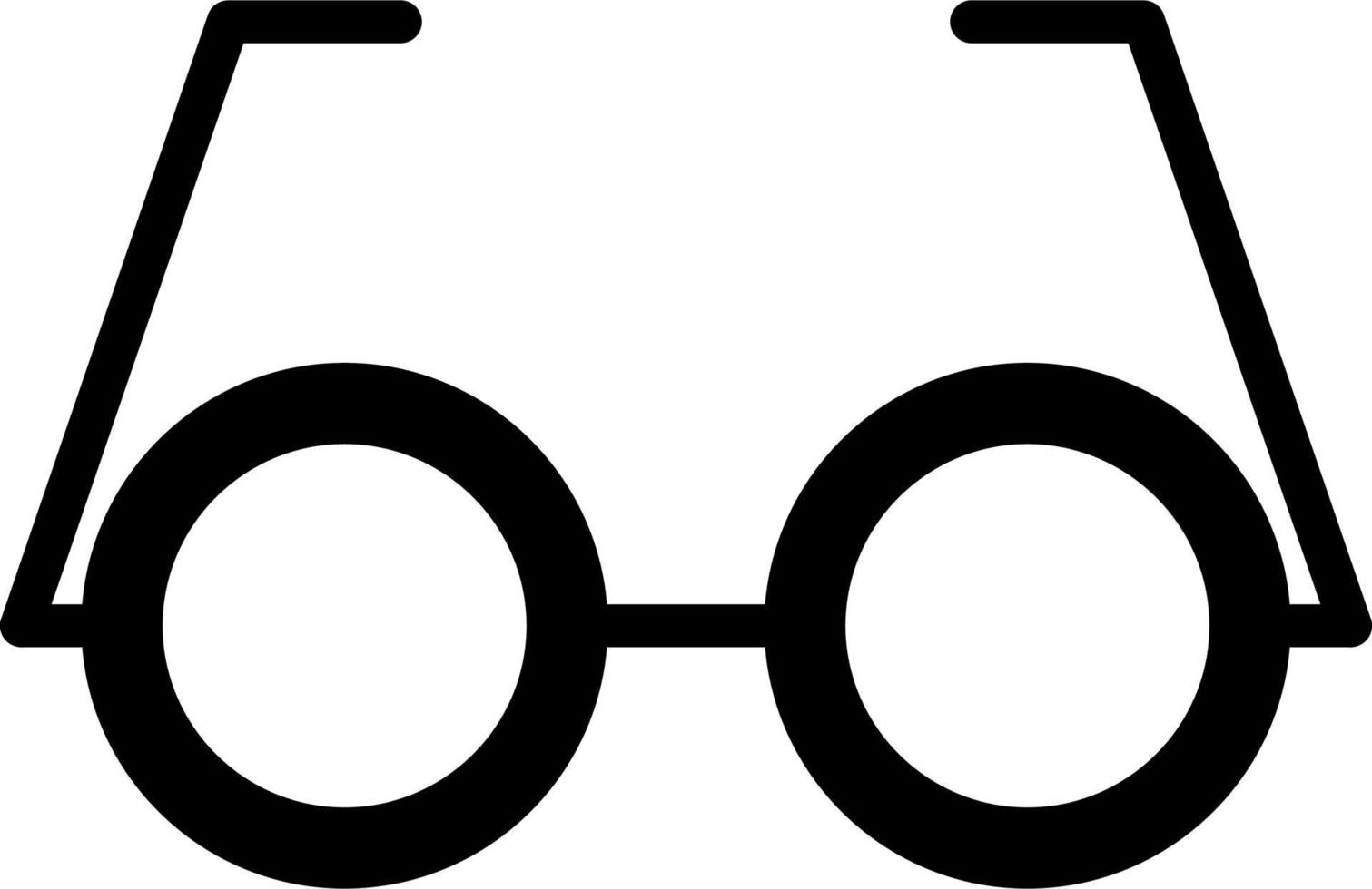 icono de vector de gafas