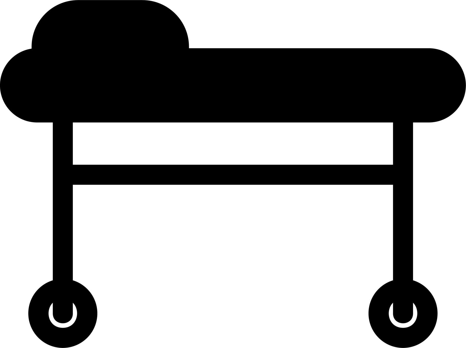 Stretcher Vector Icon 20014115 Vector Art at Vecteezy