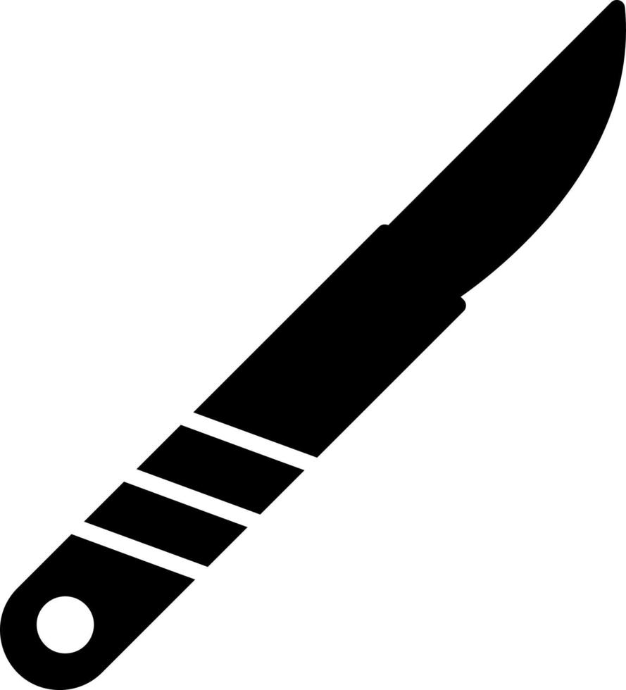 quirúrgico cuchillo vector icono