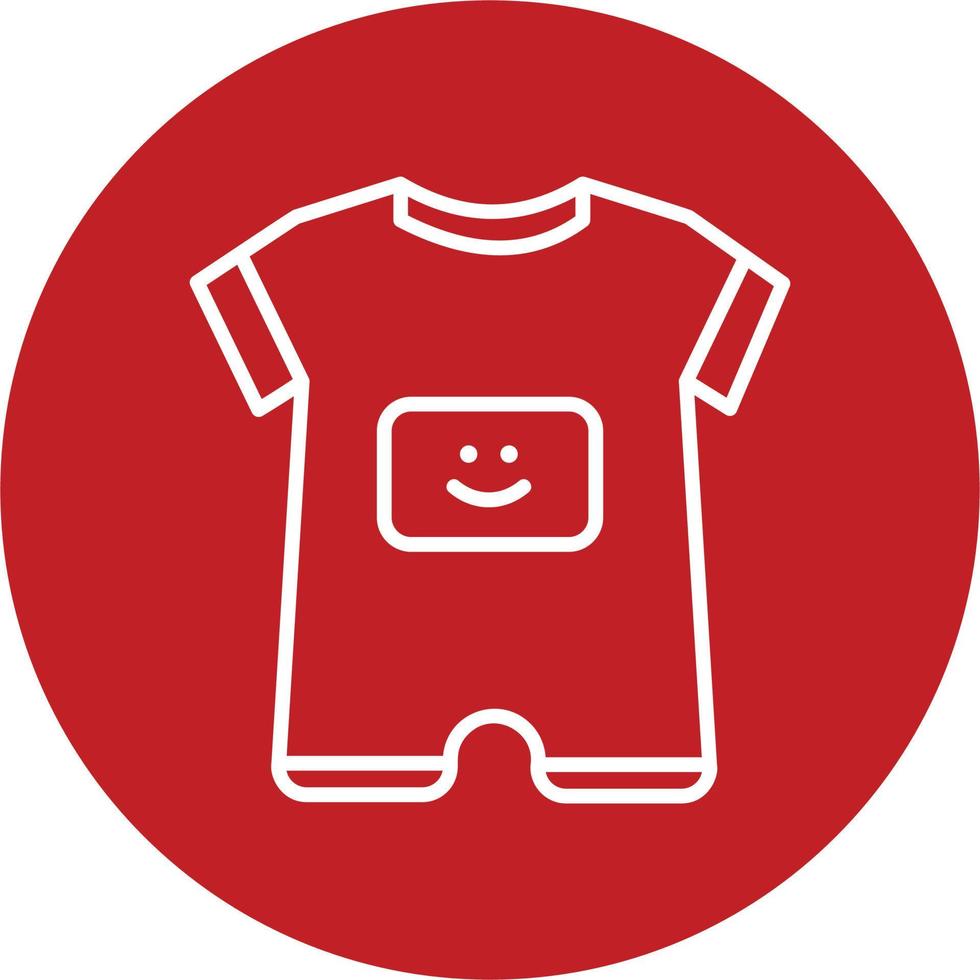 Baby Boy Outfit Vector Icon