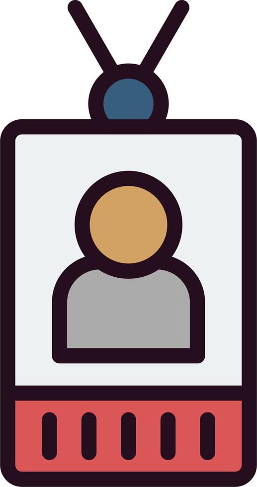 Press Pass Vector Icon