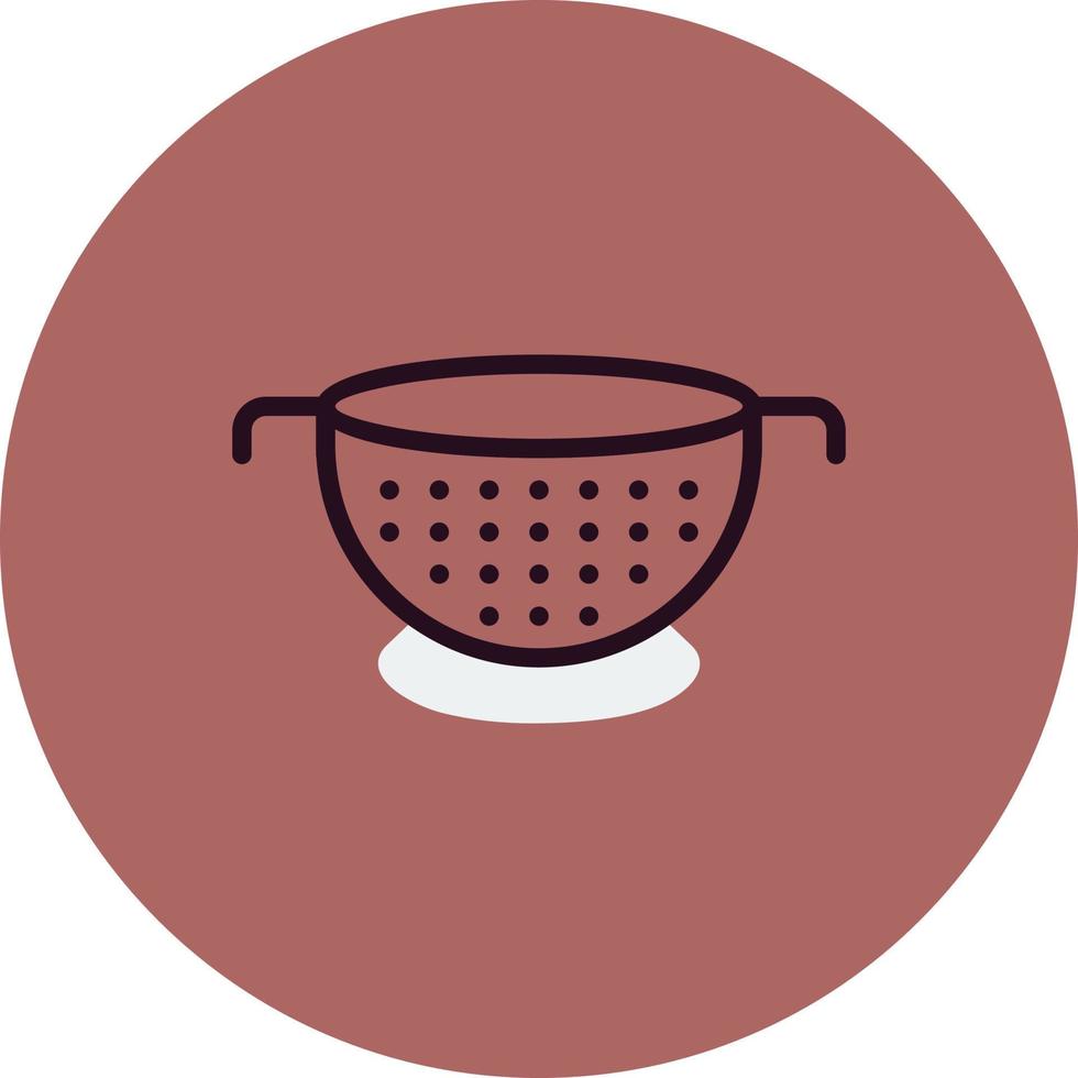 Colander Vector Icon