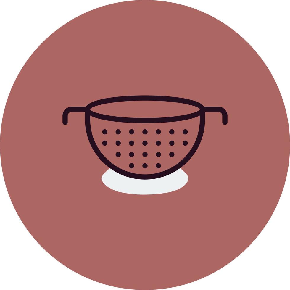 Colander Vector Icon