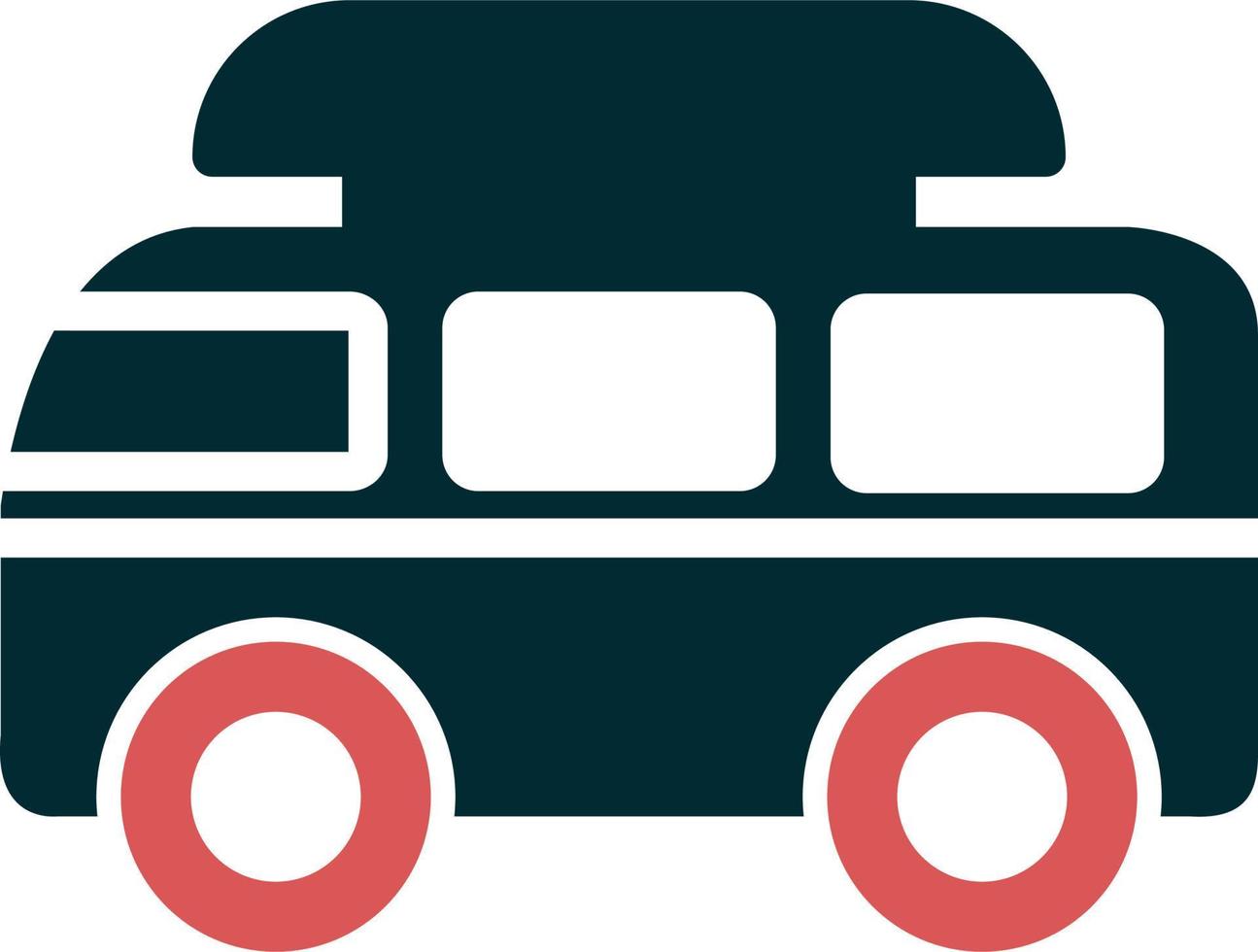 icono de vector de caravana