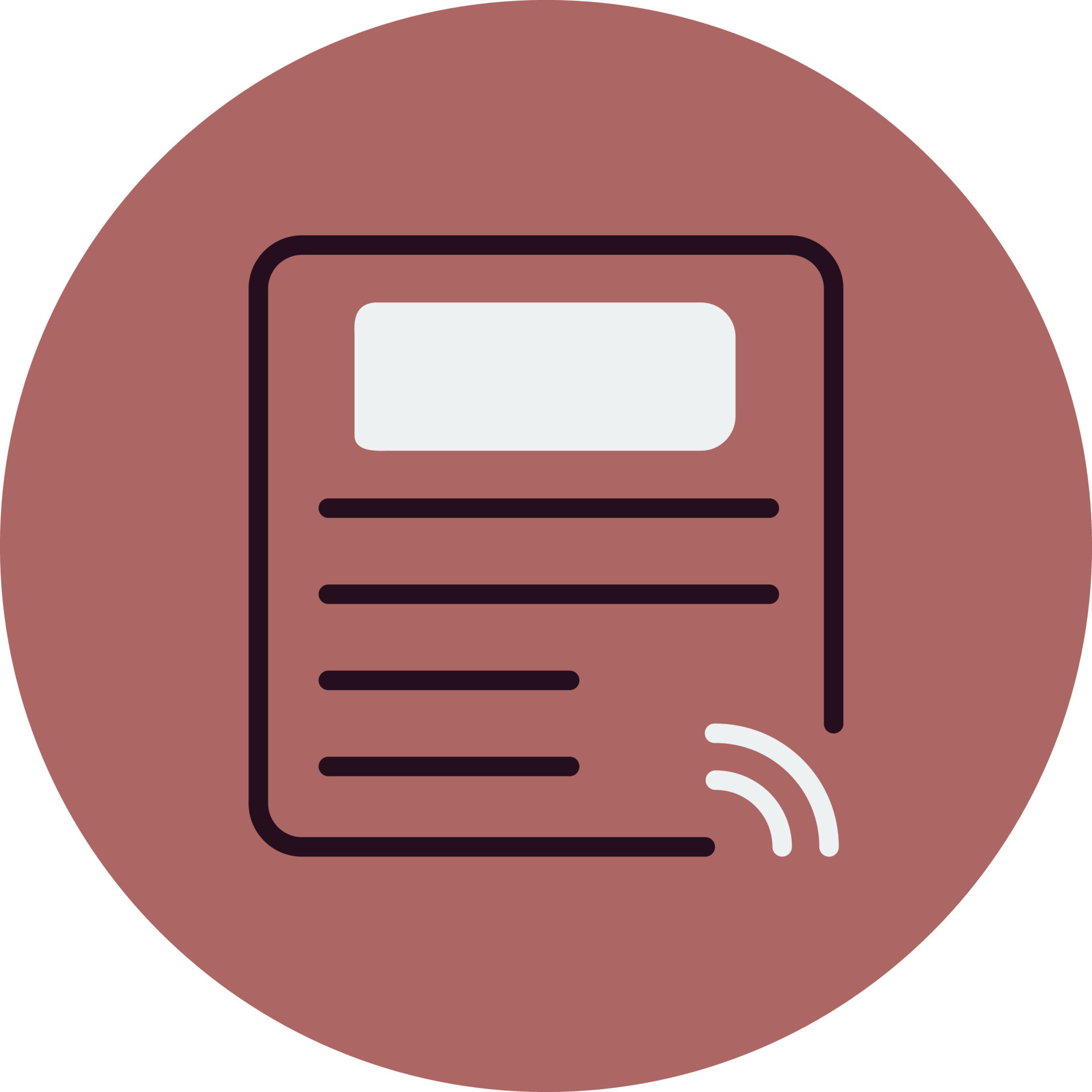 News Feed Vector Icon 20014451 Vector Art at Vecteezy