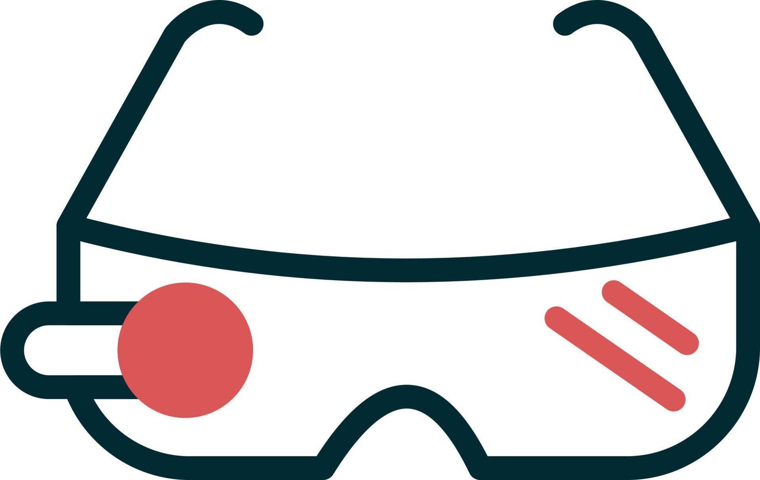 Smart Glasses Vector Icon