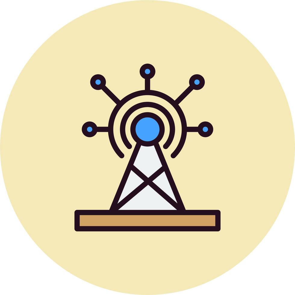 Communication Tower Vector Icon
