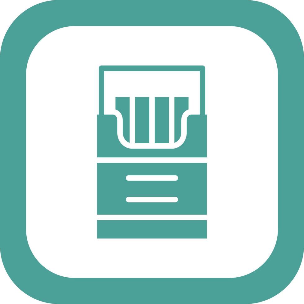 Cigarette Box Vector Icon