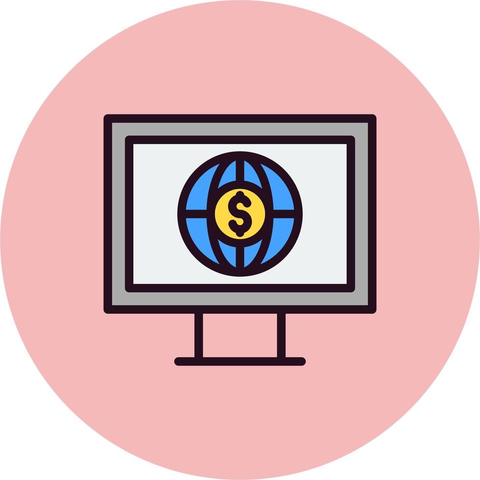 Online Business Vector Icon