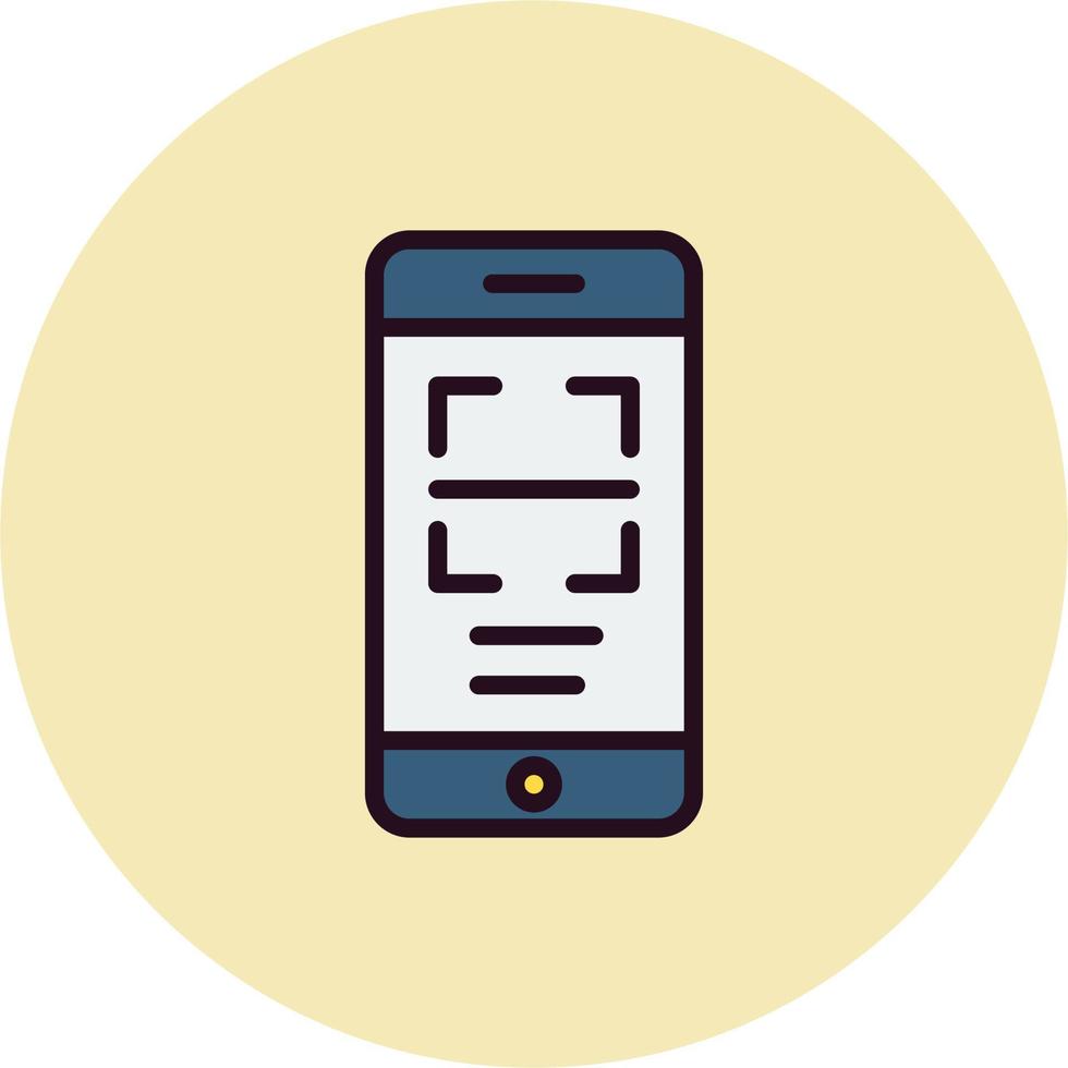 Scanning Qr Code Vector Icon