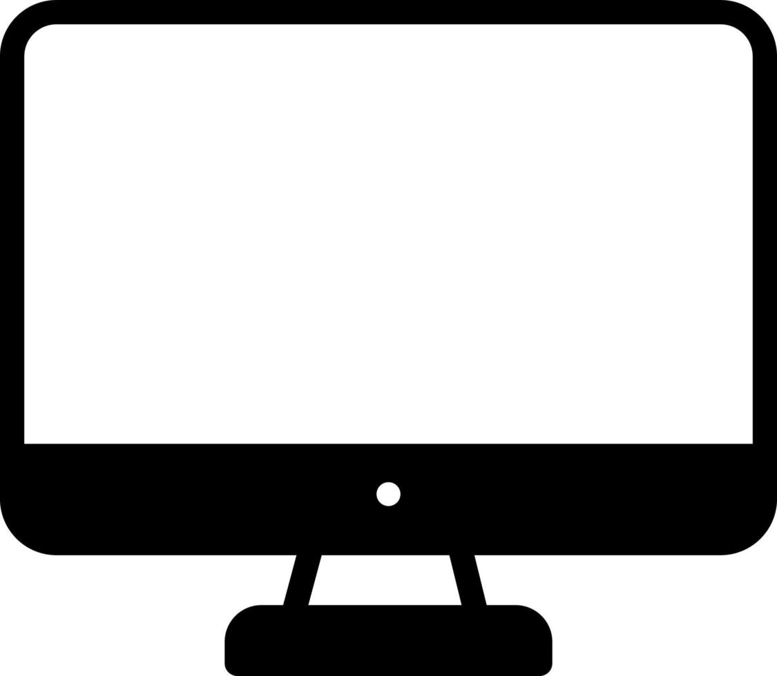 monitorear vector icono