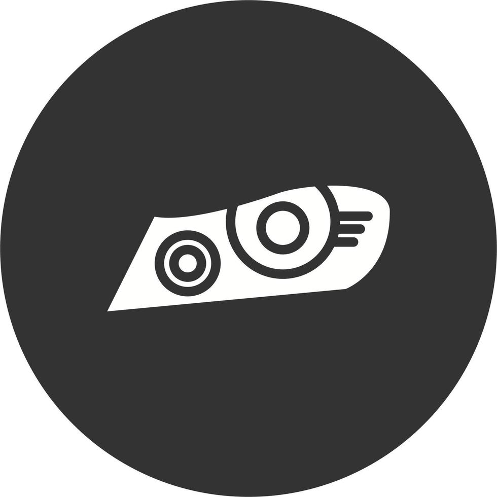 Headlight Vector Icon