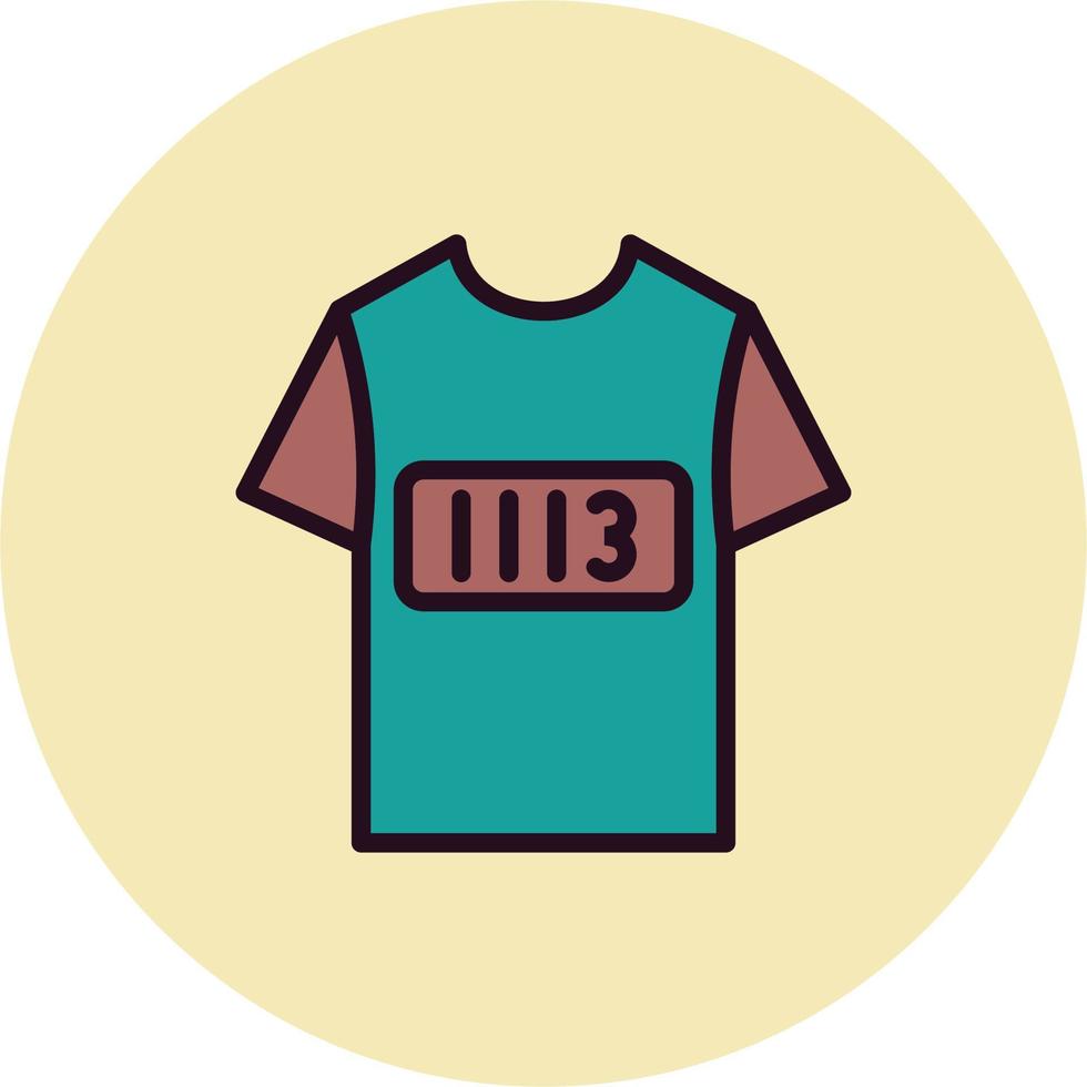 icono de vector de camiseta