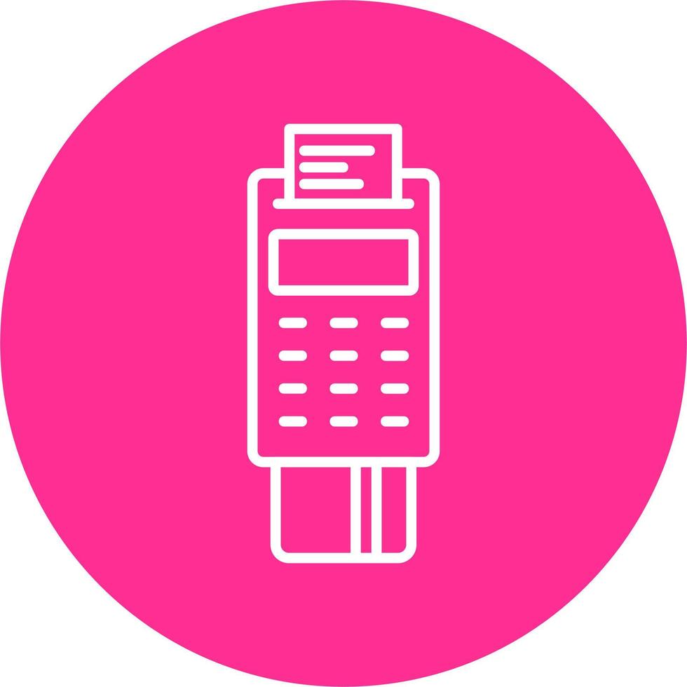 Pos Terminal Vector Icon