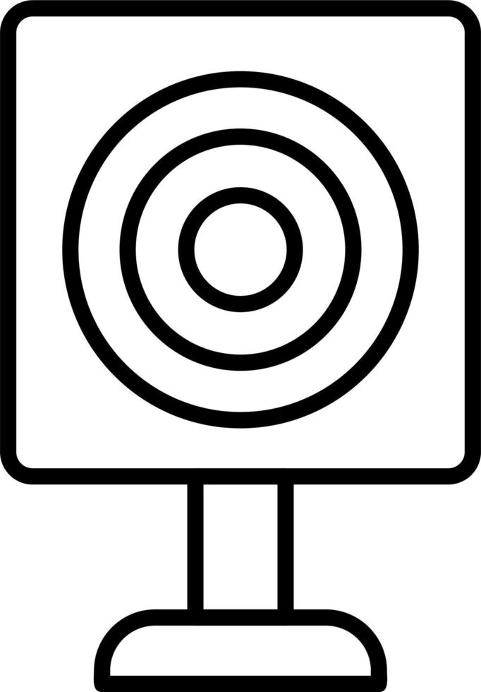 Military Target Vector Icon