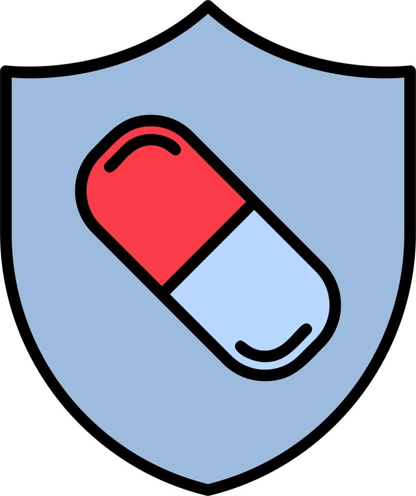 Medicine Protected Vector Icon