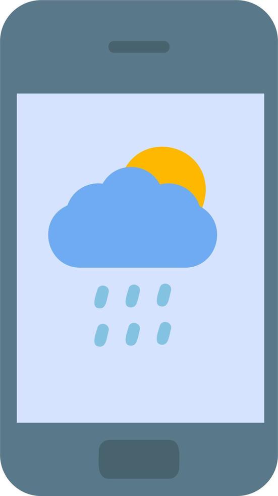 icono de vector de aplicación meteorológica
