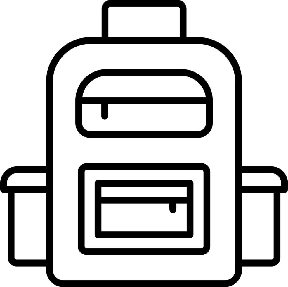 University Bag Vector Icon