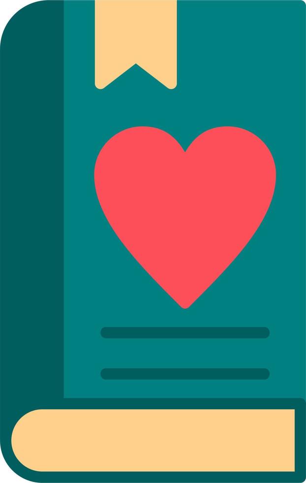 Love Book Vector Icon