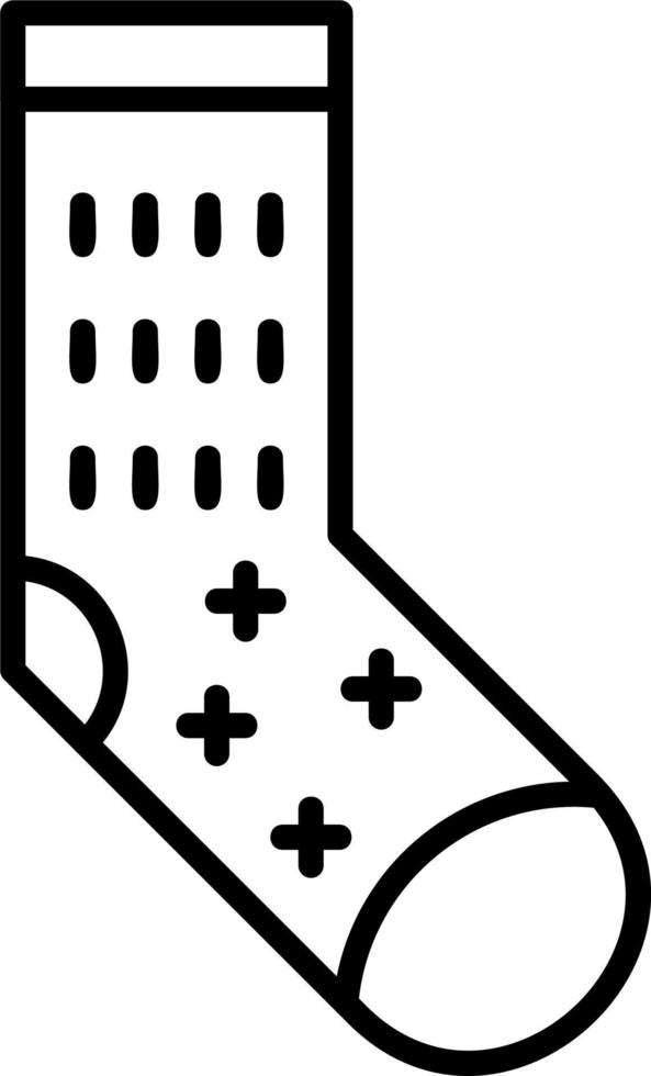 calcetín vector icono