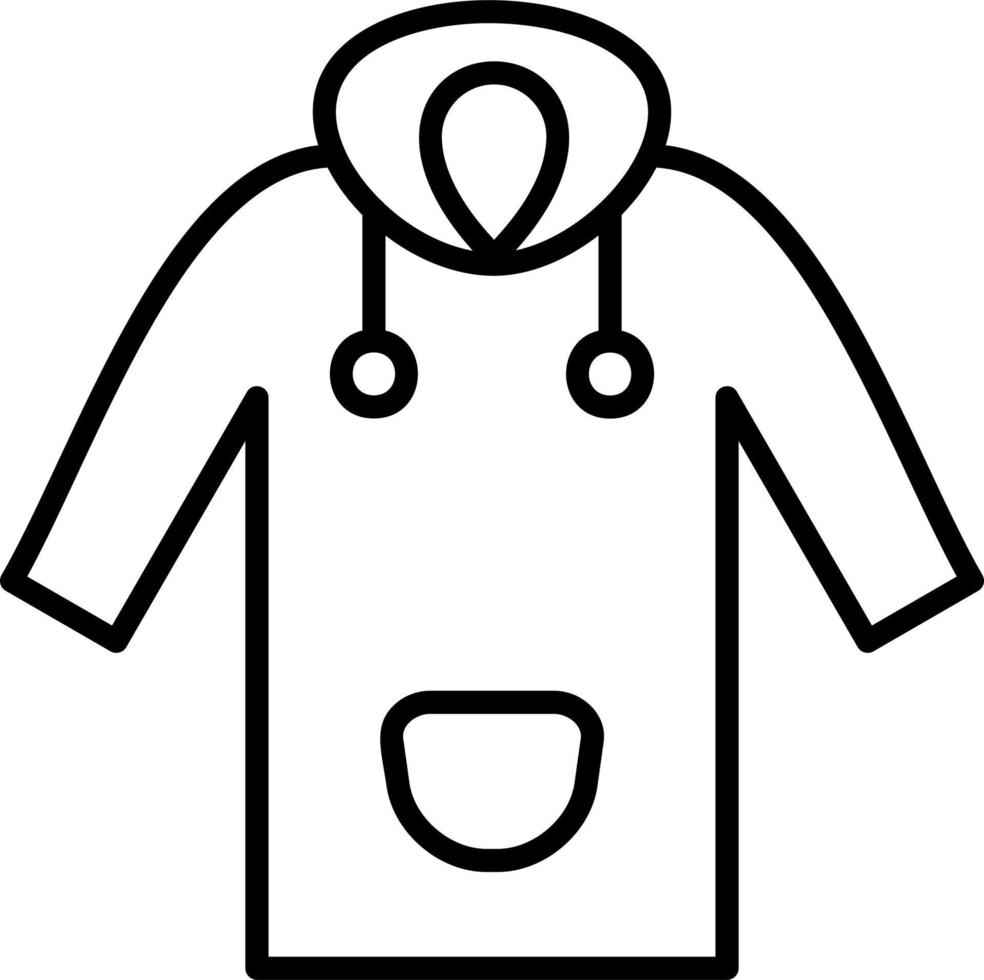 Raincoat Vector Icon