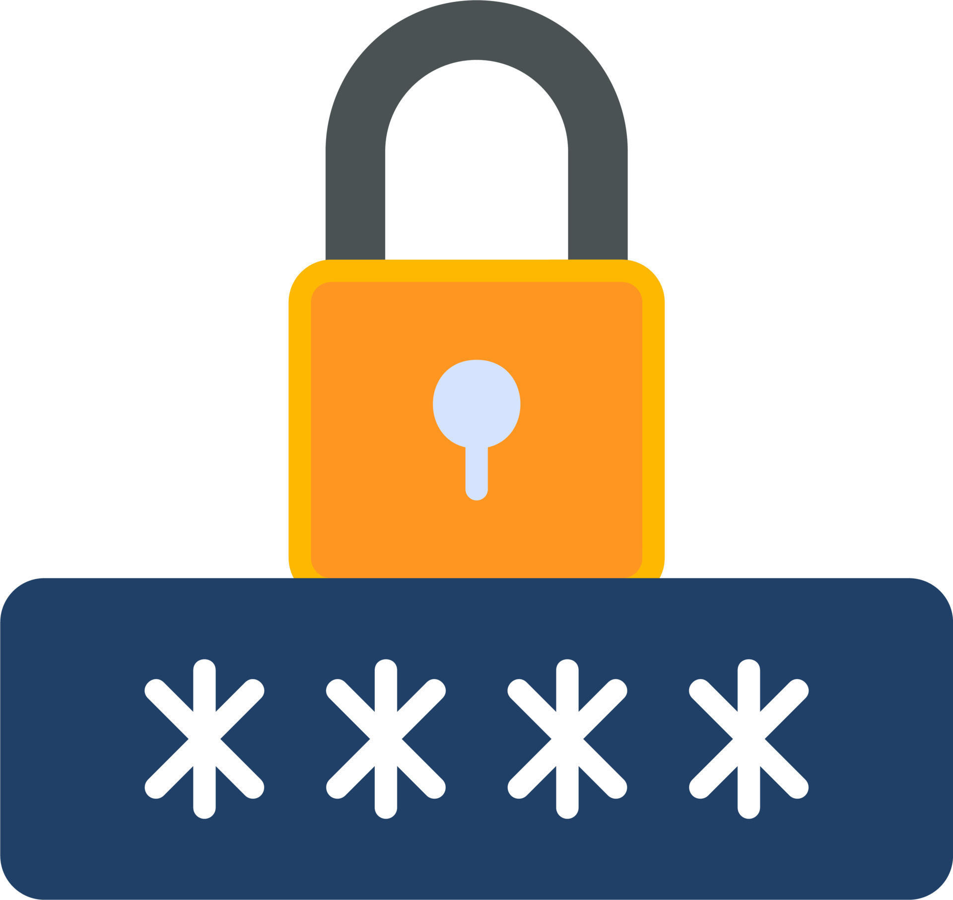 Password Vector Icon 20015441 Vector Art at Vecteezy