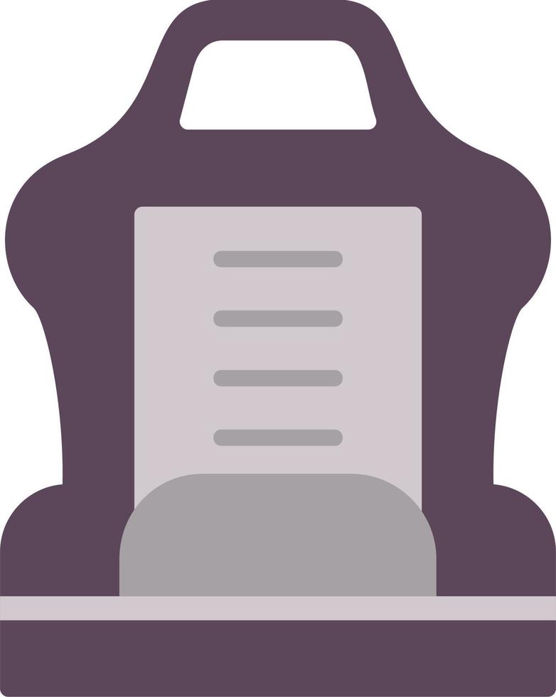 Car Seat Vector Icon