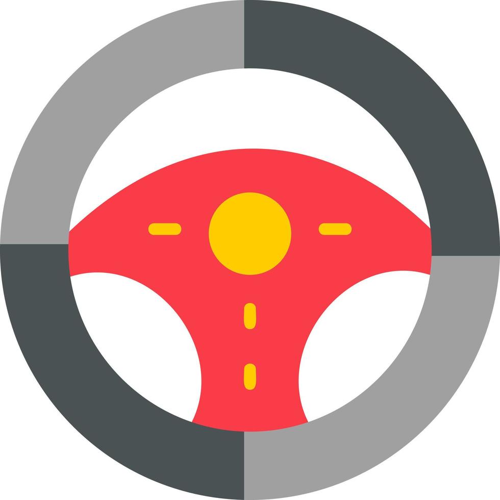 Steering Wheel Vector Icon