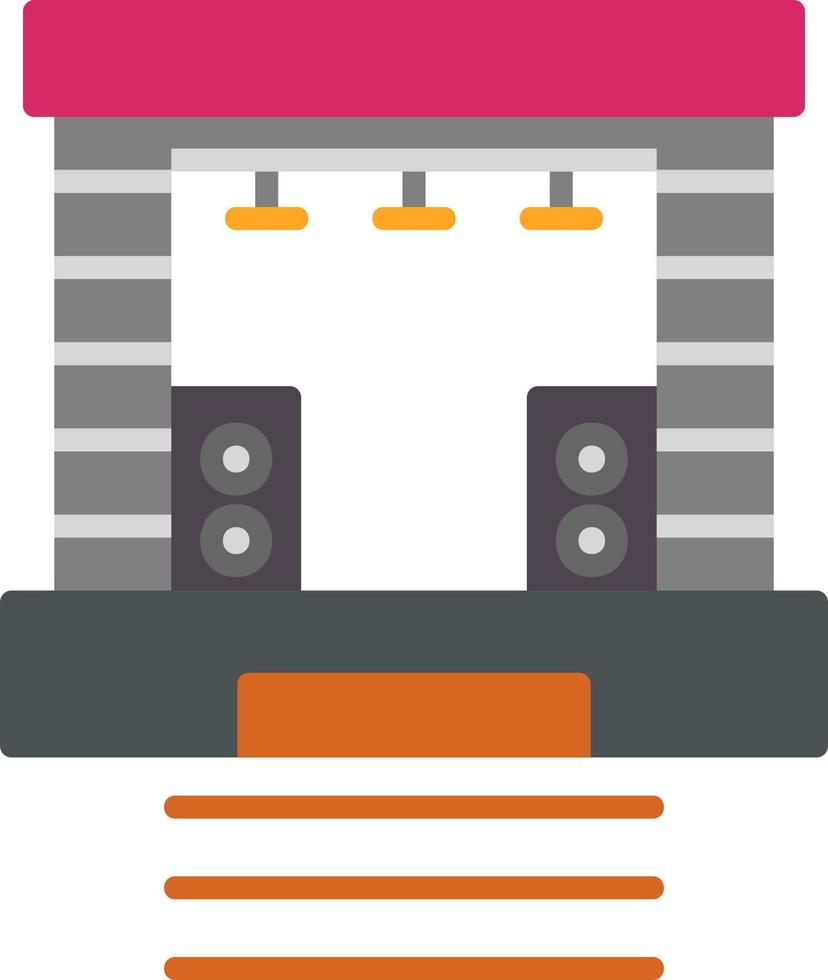 Stage Vector Icon