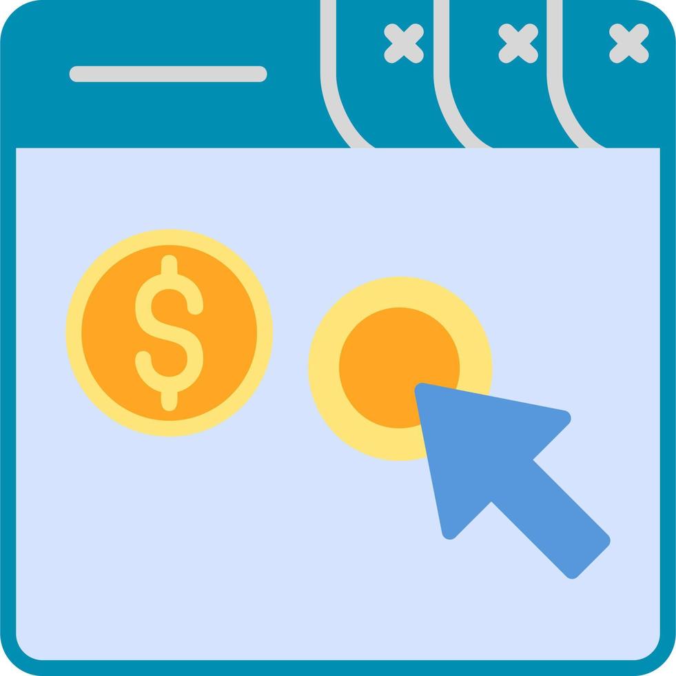 Pay Per Click Vector Icon