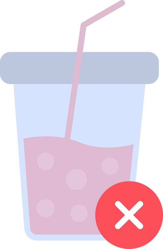 No Soft Drink Vector Icon