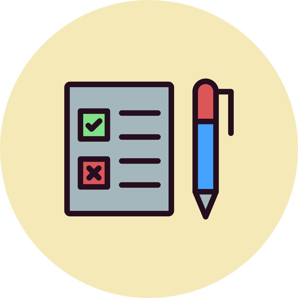 Exam Vector Icon