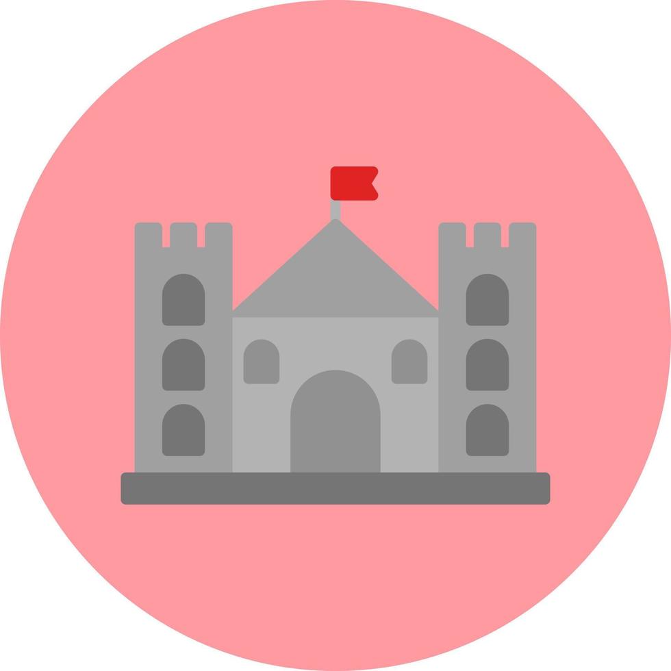 icono de vector de castillo