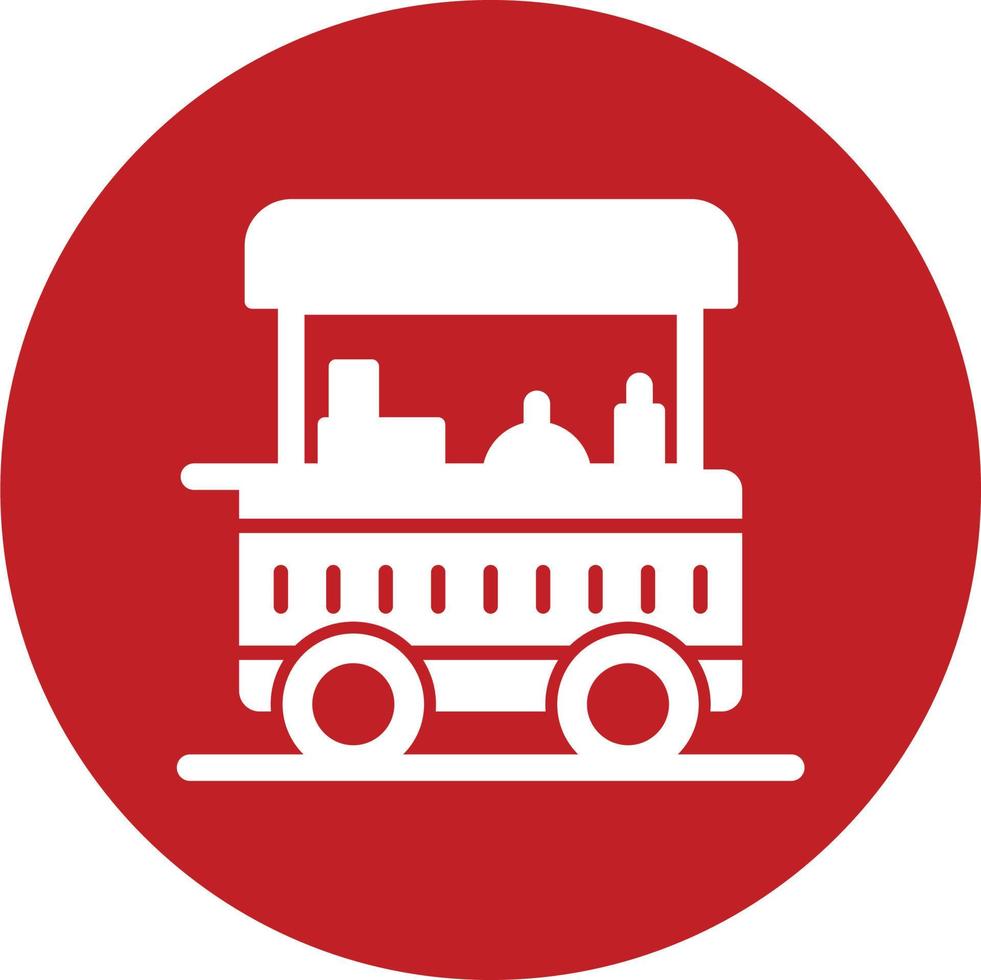 Food Cart Vector Icon