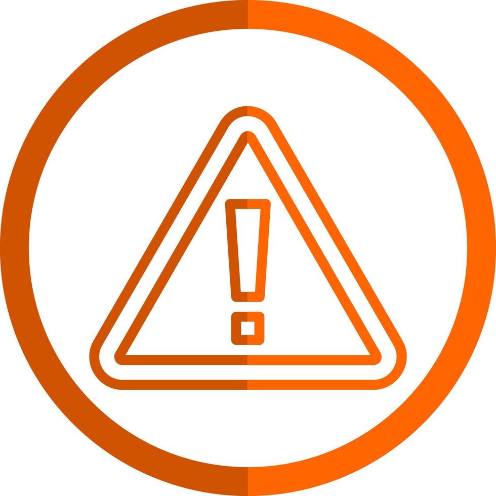 Caution Vector Icon Design