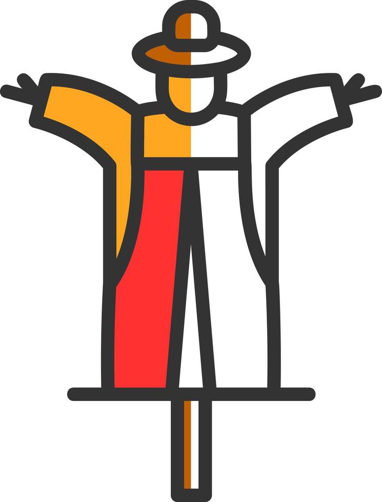 Scarecrow Vector Icon Design