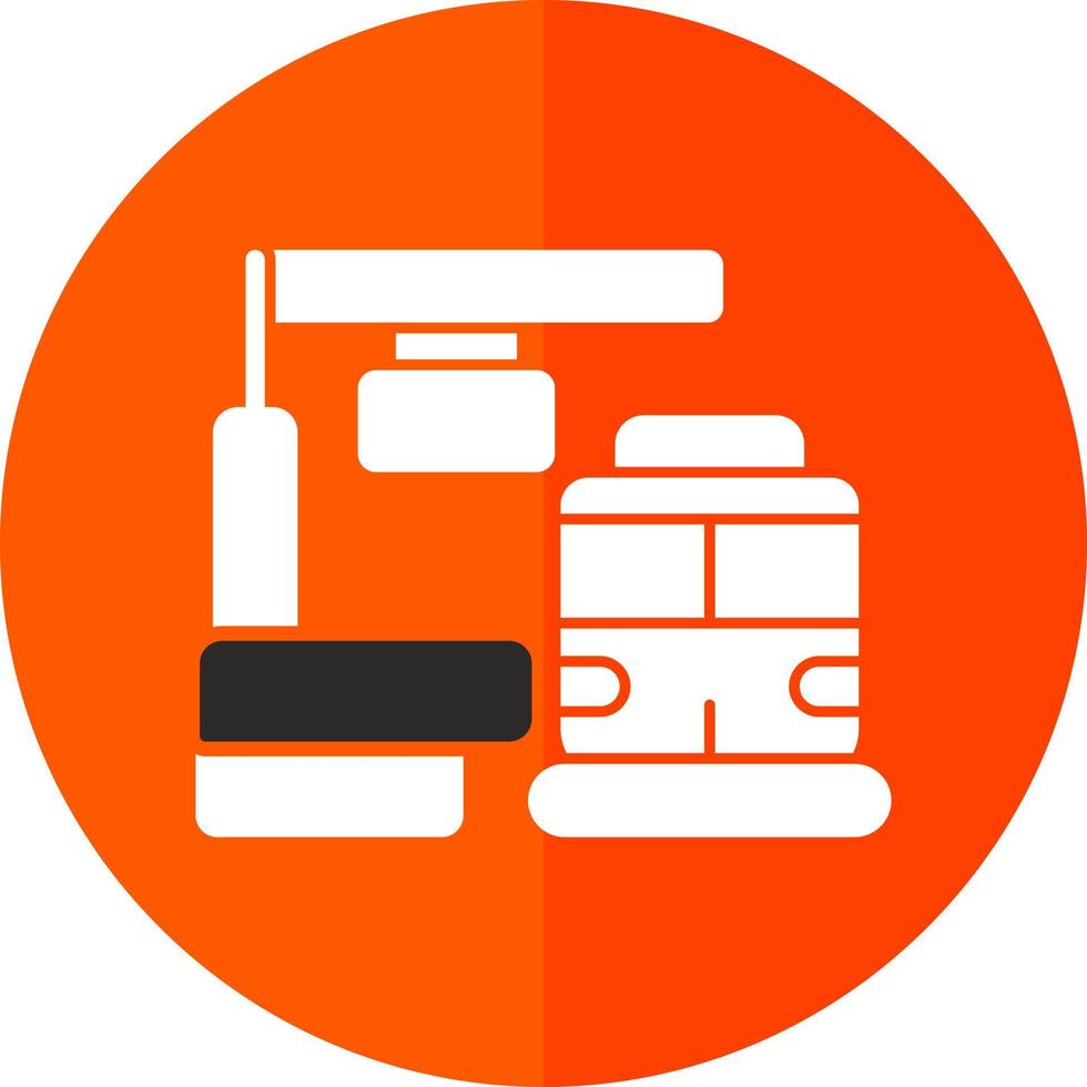 Train Platform Vector Icon Design